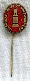 1930s National Union of Mineworkers Stick Pin from the UK