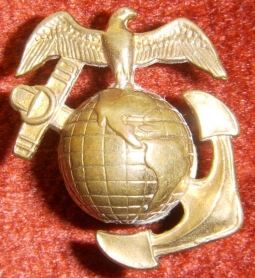 1930s US Marine Corps UK-Made EM Dress Collar Insignia