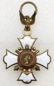 Rare ca 1900 Naval & Military Order of the Spanish American War member Badge #42 in Silver