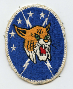1960 USAF 5th Fighter Interceptor Sq Patch Removed From Flight Clothing US Made Fully Embroidered