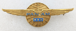 1960s Pan Am Airways Captain Wing by Balfour
