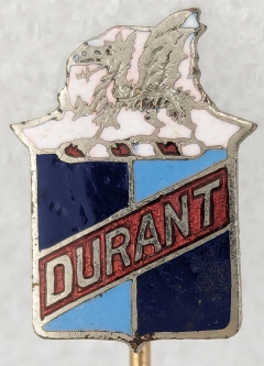 Rare 1920s Durant Automobile Company Enameled Stick Pin