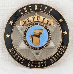 Mid-Late 1990s Mohave Co AZ Deputy Sheriff Badge by TCI