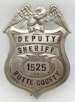 1930s - WWII Butte Co CA Deputy Sheriff Posse / Special Badge # 1525 by LAS&SCO
