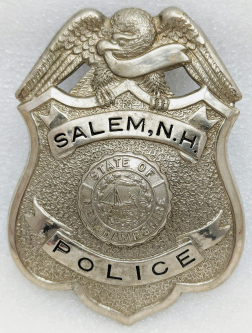 1930s-1940s LARGE Salem NH Police Badge