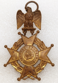 Rare ca 1900 Sons of the American Revolution Spanish American War Service Medal