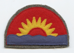 Nice WWI US Army 41st Division Shoulder Patch French Made Felt on Felt