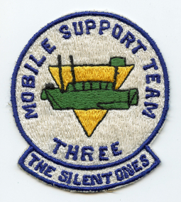 Rare ca 1967 SEAL Support MST-3 Type 1 Pocket Patch Philippine Made Mobile Support Team 3