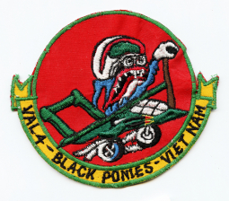 Great ca 1969 USN VAL-4 Light Attack Squadron 4 Nam Made Jacket Patch Ed Roth Design