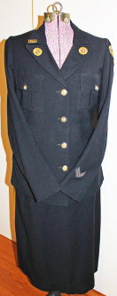 American Legion Uniform WWI US Army Nurse Elizabeth Ormand w/WWI 3rd Army Patch & Overseas Stripes