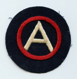 Beautiful WWI US Army 3rd Army Shoulder Patch French Made Hand Embroidered on Felt