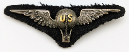 Lovely WWI US Air Service Aeronaut Wing in Mess Dress or Cap Size by Dan Dunham of San Antonio