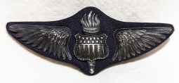 Iconic & Ext Rare 1918 USAS Fighting Observer Wing Badge by Dan S Dunham of San Antonio