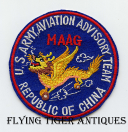 Rare 1960s US Army Aviation Advisory Team MAAG Formoso Taiwan Jacket Patch.