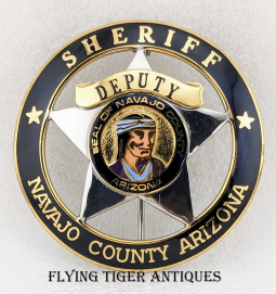 Early 1990s Navajo Co AZ Deputy Sheriff Badge by BNB