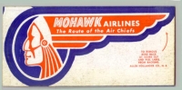 1950s Mohawk Airlines Baggage Label