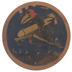 WWII USAAF 351st Bomb Squadron, 100th Bomb Group, 8th AF (Part of "Bloody 100th")  Jacket Patch