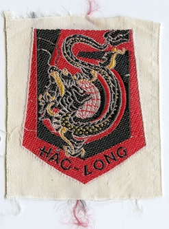 Scarce 1960's Republic of Viet Nam (RVN) 5th Marine Battalion Bevo Weave Patch