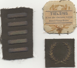 3 Piece WWII Belgian-Made US Army Insignia