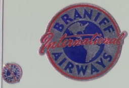 1940s Braniff International Airways Baggage Labels
