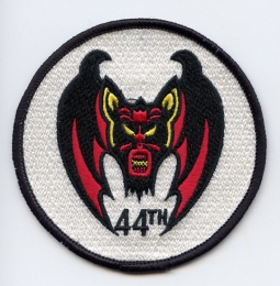 1980s USAF 44th Tactical Fighter Squadron (TFS) Jacket Patch Okinawan-Made