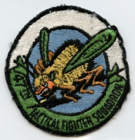 Circa 1980 USAF 47th Tactical Fighter Squadron (aka "Hornets") Jacket Patch