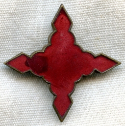 Spanish-American War Era US Army 4th Corps, 1st Division Badge