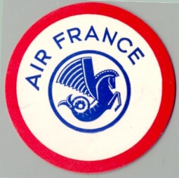 1950s Air France Baggage Label