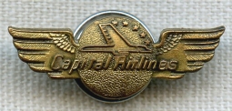 1950s Capital Airlines 1 Year of Service Lapel Pin
