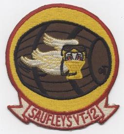 1950s US Navy Training Squadron 12 (VT-12) Jacket Patch from Pensacola, Florida