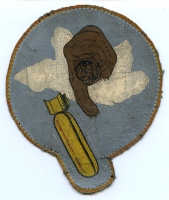 USAAF 569th Bomb Squadron, 390th Bomb Group, 8th AF Patch Worn by Tsgt. "Red" Caspar