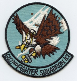 Minty Ca. 1965 USAF 602nd Fighter Squadron (Commando) Japanese-Made Jacket Patch
