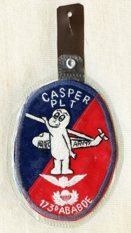 Ext. Rare 1965-67 Casper Platoon 173rd Airborne Aviation Brigade Pocket Hanger