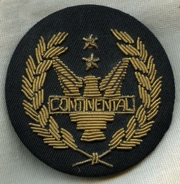 Circa 1958-67 Continental Airlines/CASI (Cont. Air Services Inc.) 6th Issue Hat Badge