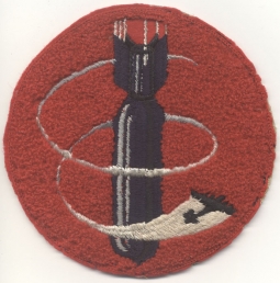 WWII USAAF 709th Bomb Squadron, 447th BG, 8th AF Jacket Patch