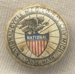 1880s-1890s National Bicycle Manufacturing Co. Lapel Stud