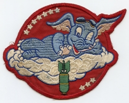 WWII USAAF 873rd BS, 498th BG, 73rd BW, 20th AF Jacket Patch, Photo, and Paper of Sgt. E.O. Sjoholm