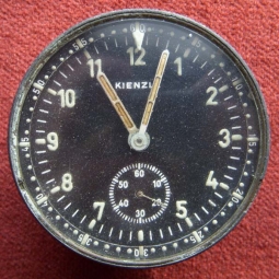 WWII Luftwaffe 8-Day Aircraft Clock from Bomber, Like a Junkers Ju 88 or Heinkel He 111