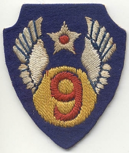 English Made 9th Air Force Patch