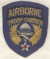 United States Airborne Troop Carrier Command Patch Made in England