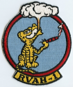 Early 70's USN Heavy Attack Recon Sq 1 RVAH-1 Jacket Patch