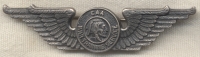 WWII CAA War Training Service (WTS) Instructor Wing Badge