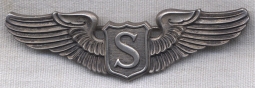 WWII US Army Air Forces Service Pilot Wing by Meyer
