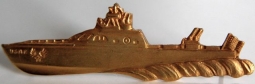 Extremely Rare WWII USAF Gold Crash Boat Badge