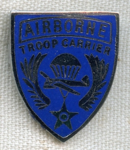 Rare WWII USAAF Airborne Troop Carrier UK - Made Patch Type DI as Worn by D-Day Transport Pilots