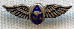 Extremely Rare Ca, 1926-27 Aero Corporation of California Pilot Lapel Pin