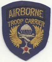 English-Made WWII USAAF Airborne Troop Carrier Shoulder Patch