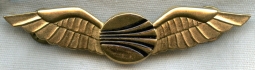 1980s Continental Airlines 1st Officer Wing