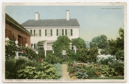 1910 Postcard of Thomas Bailey Aldrich House & Garden, Portsmouth, New Hampshire by Detroit Pub.