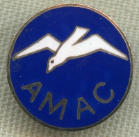 1930's American Motorless Aviation Corp. (AMAC) Cape Cod Glider School 3rd Class Glider Badge